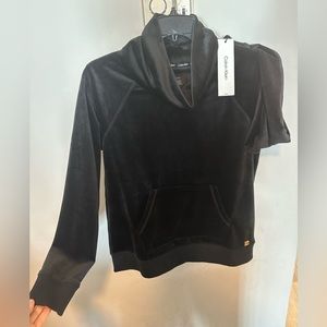 Brand New Calvin Klein Women's Cowl Neck Velour Pullover Shirt